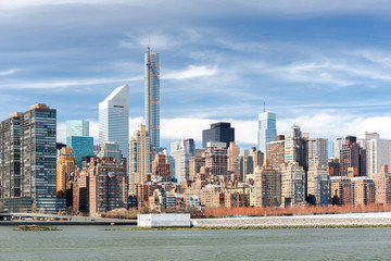 Fototapeta premium New York City manhattan buildings skyline