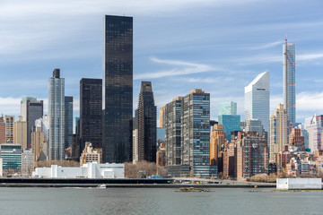 Fototapeta premium New York City manhattan buildings skyline