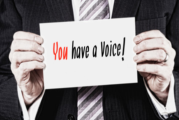 You Have a Voice