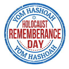 Jewish Yom HaShoah Remembrance Day stamp
