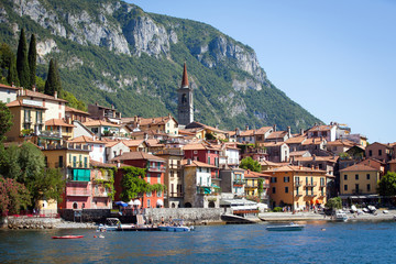 Fototapeta na wymiar Varenna in Lake Como, Italy
