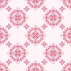 Vintage decorative r seamless  pink texture.