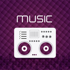 Fototapeta premium DJ design.