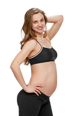 Fototapeta premium Healthy pregnant woman