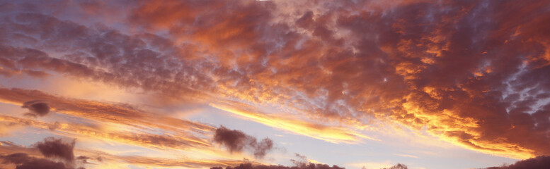 Fototapeta premium Summer sunrise sky