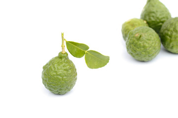 Bergamot on white background.