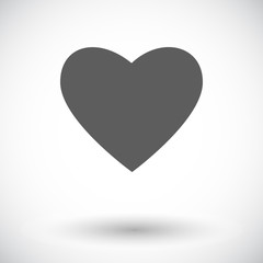 Heart flat icon