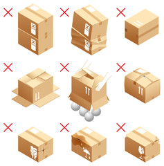 段ボール箱梱包注意