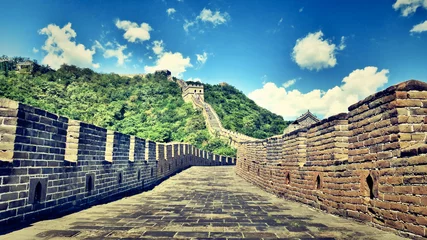 Tuinposter Chinese Muur Grote muur