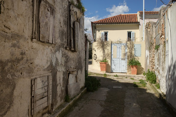 Fototapeta na wymiar houses in Athens