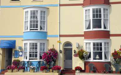 Accommodation on seafront, Weymouth, Dorset