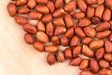 Close up of peanuts texture.