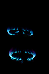 le fiamme del gas