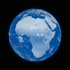 Africa on planet Earth