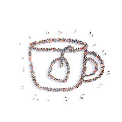 people in the form of a cup tea.