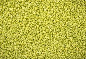 Small granular green stones