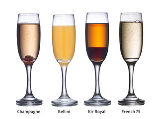 Champagne based cocktails