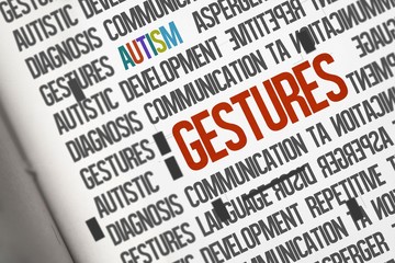 Gestures against open book