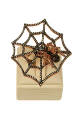 Jewelry ring isolated on white background