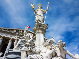 Obraz premium Österreich, Wien, Parlament
