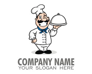 cook chef logo image vector
