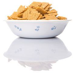 Oat meal breakfast cereal in a white bowl