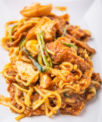 Popular Malaysian salad Rojak Pasembur 