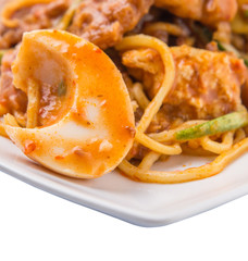 Popular Malaysian salad Rojak Pasembur 