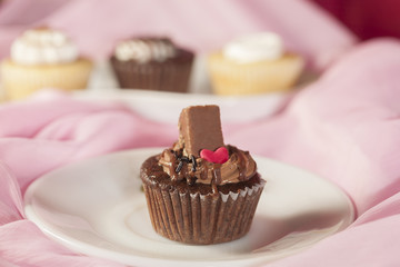 Chocolate flavour cup cake