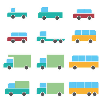 car vehicle icons