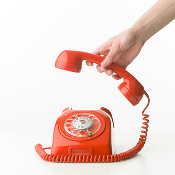 picking upt the phone