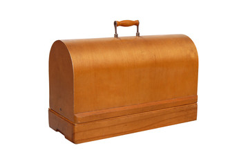 stitching machine in wardrobe trunk