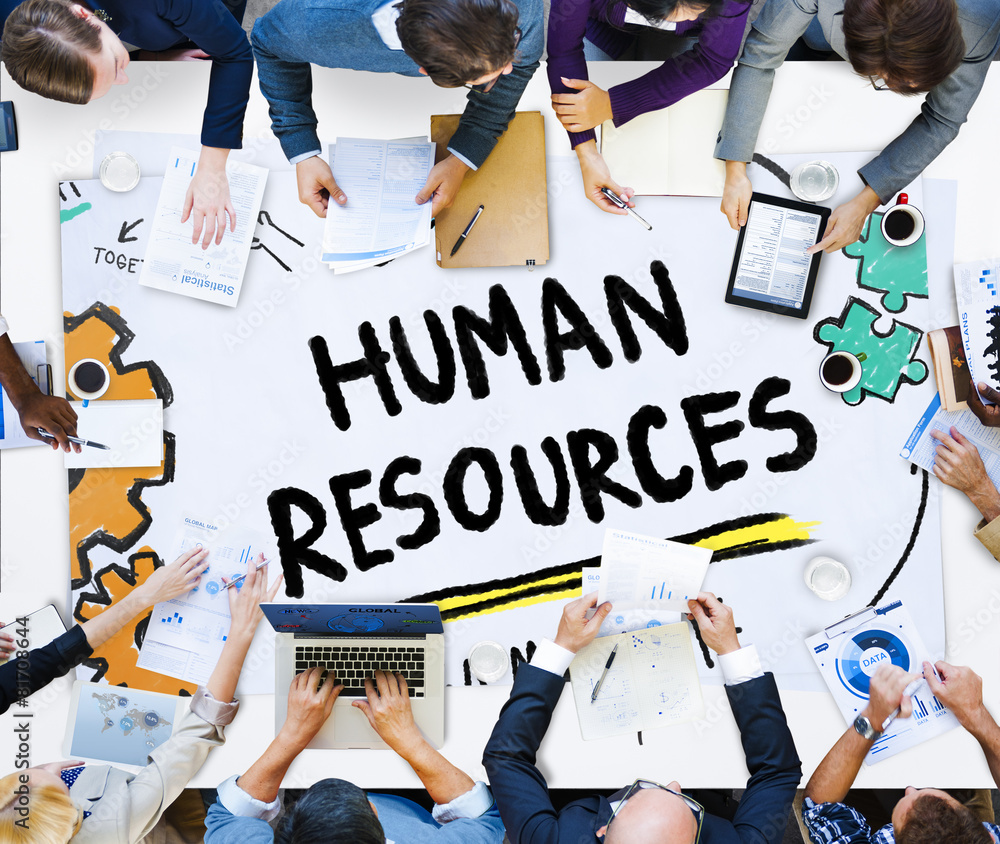Poster human resources employment job recruitment profession concept - Posters