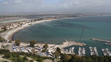 Spiaggia del Poetto e Marina Piccola