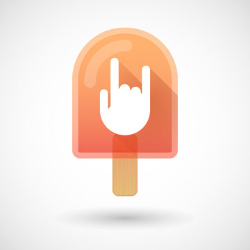 Ice cream icon with a rocking hand