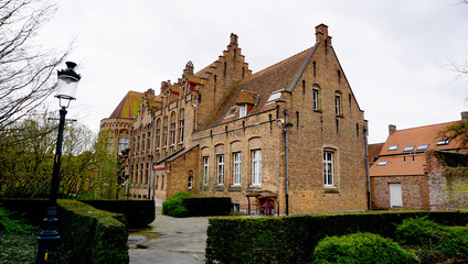 Fototapeta na wymiar Historical building in Brugge Belgium