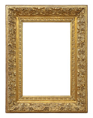 Vintage gold color picture frame