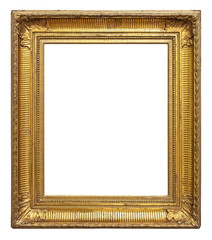 Vintage gold color picture frame