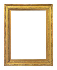 Vintage gold color picture frame