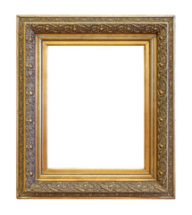 Vintage gold color picture frame