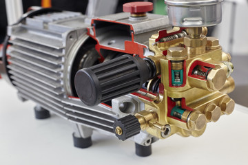 Opened electric motor