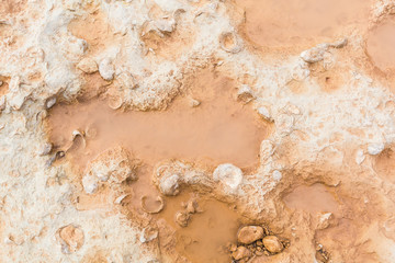 texture of wet stone and water, closeup
