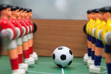 Fototapeta premium foosball miniature