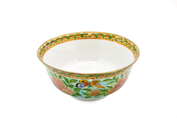 Antique Chinese Ceramic bowl isolate
