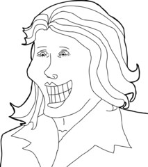 Happy Businesswoman with Smile