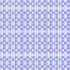 Bluish pattern with flax flower shape