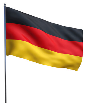 Germany Flag Isolated