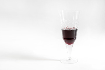 red wine glass