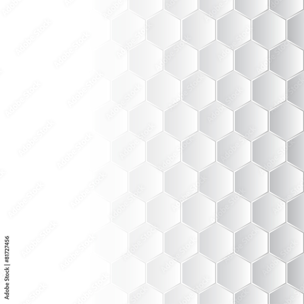 Wall mural Hexagonal mosaic