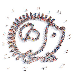 people in the form of a hedgehog.